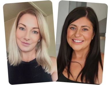 Our admin team Renee and KJ